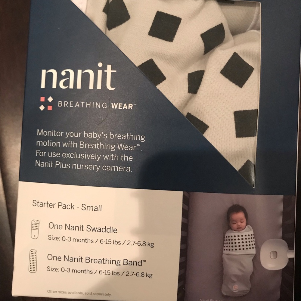 Nanit swaddle and breathing band